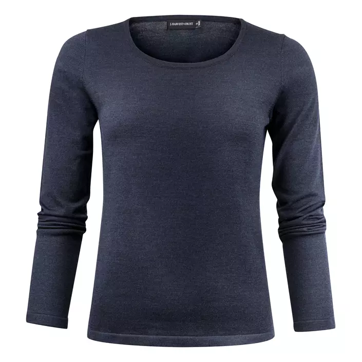 J. Harvest & Frost women's knitted pullover with merino wool, Navy, large image number 0