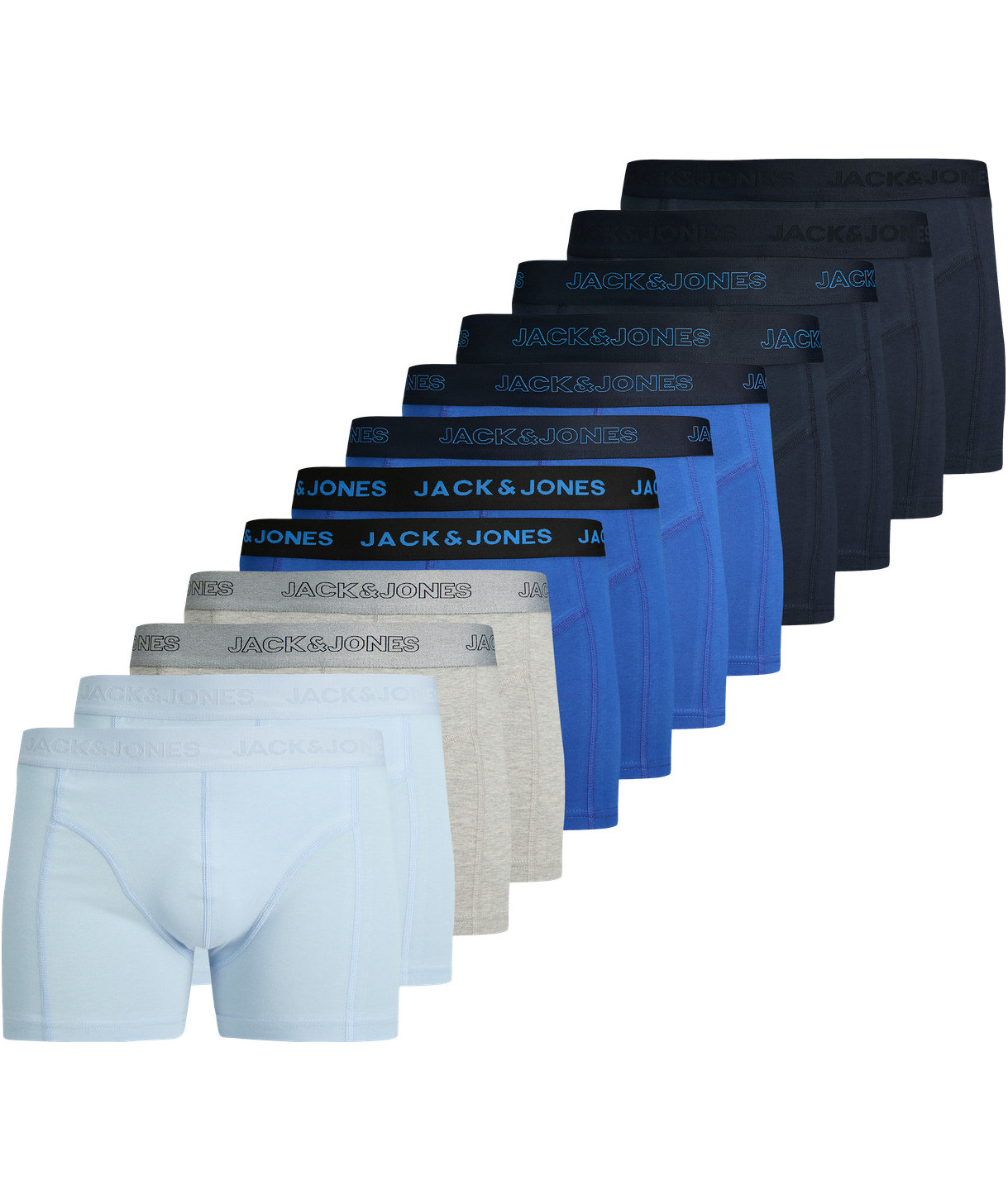 Jack & Jones JACCOOPER SOLID 12-pack boxer shorts