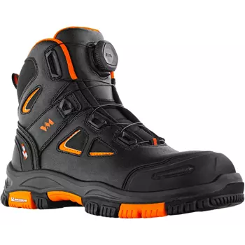 VM Footwear Hartford sikkerhedsstøvletter S3, Sort/Orange