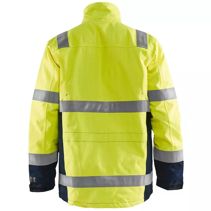 Blåkläder Multinorm winter jacket, Hi-vis yellow/Marine blue, large image number 1