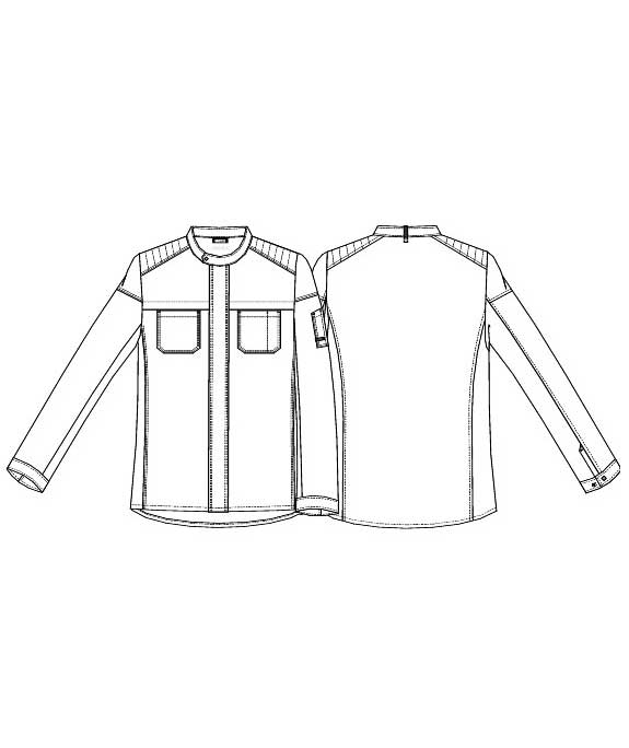 Kentaur Biker chefs-/server jacket, Black, large image number 3