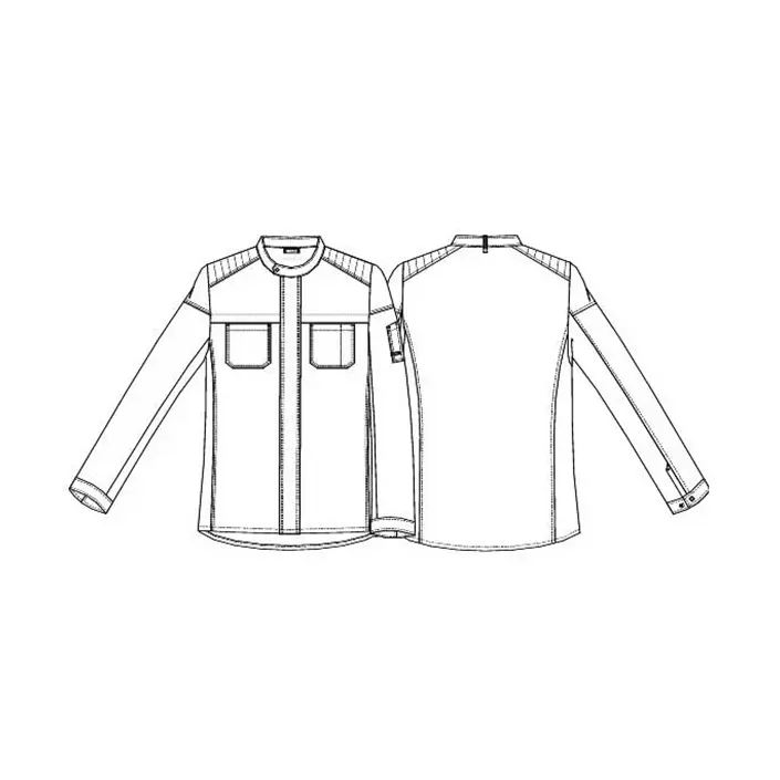 Kentaur Biker chefs-/server jacket, Black, large image number 3