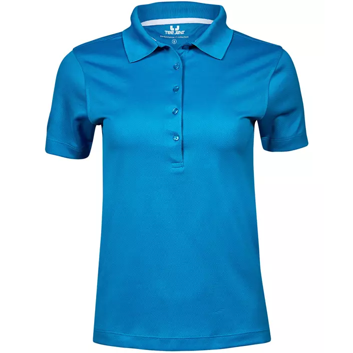 Tee Jays Performance dame polo T-shirt, Azure, large image number 0