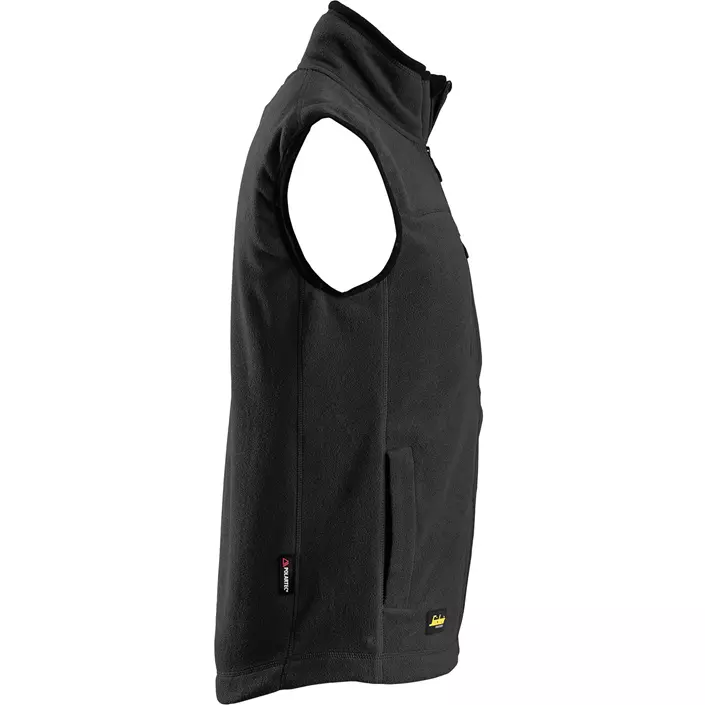 Snickers AllroundWork fleece vest, Black, large image number 3