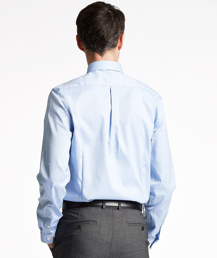Lindbergh Twill Stretch Slim fit shirt, Light Blue, large image number 3