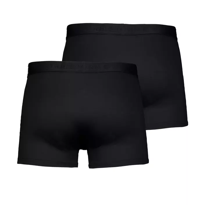Westborn 2-pack microfiber boxershorts, Black, large image number 1