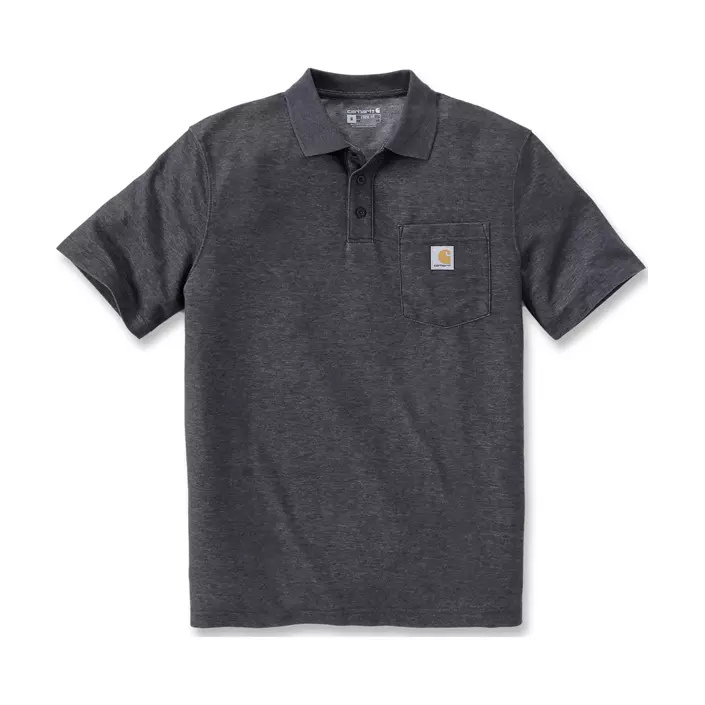 Carhartt polo T-shirt, Carbon Heather, Carbon Heather, large image number 0