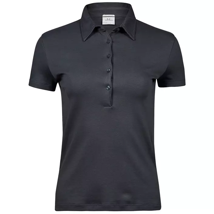 Tee Jays women's Pima polo shirt, Dark Grey, large image number 0