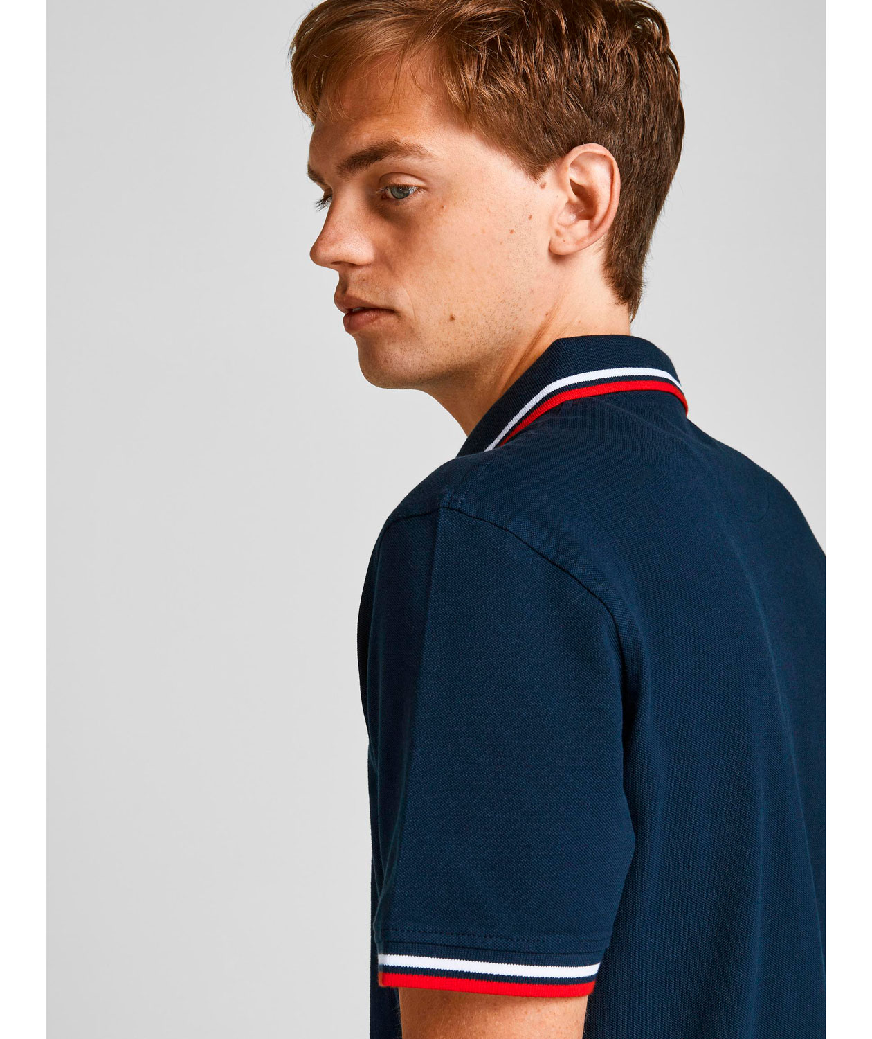 Jack & Jones JJEPAULOS polo T-skjorte, Navy Blazer, large image number 3