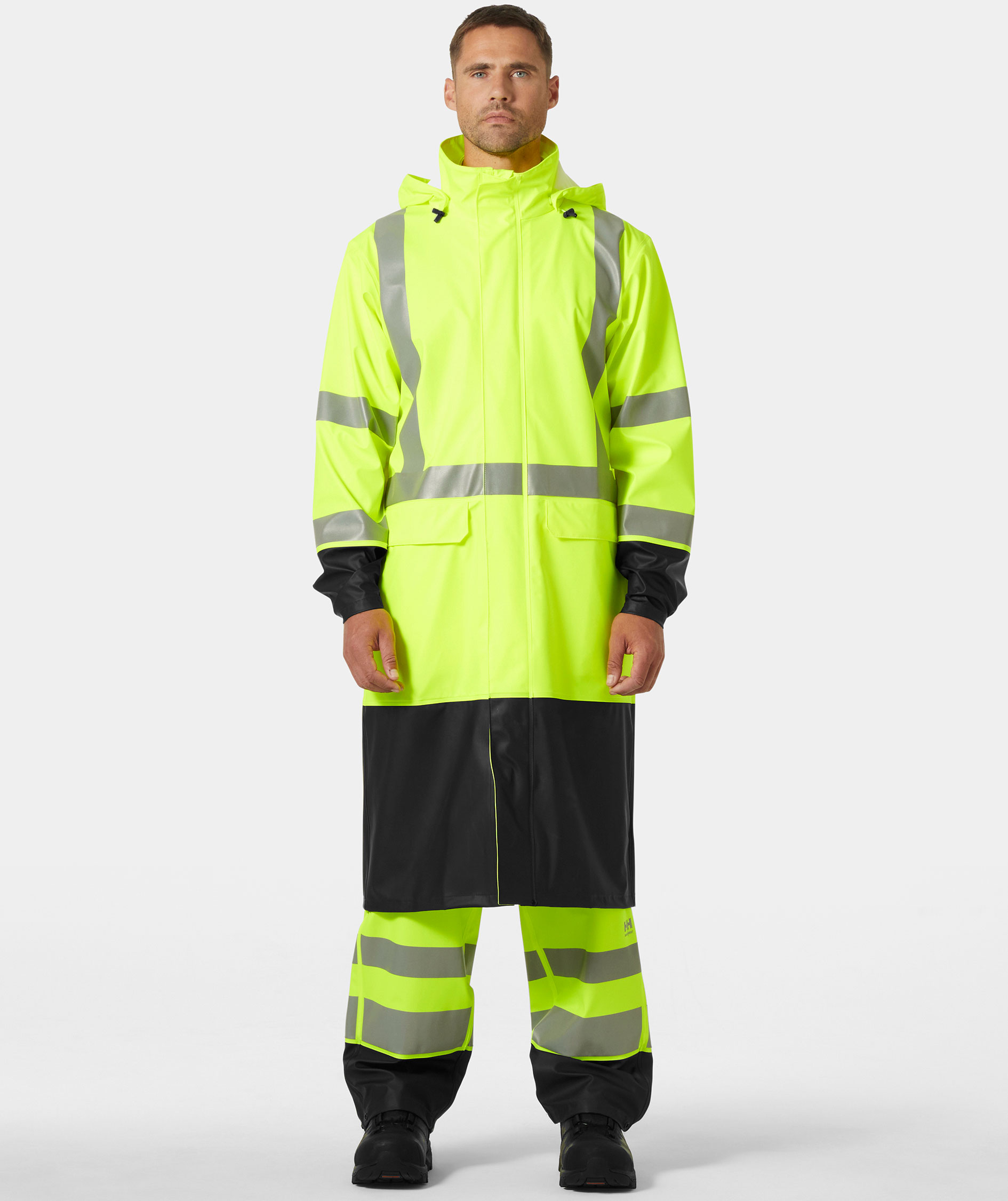 Helly Hansen Addvis regnrock, Varsel Gul/Ebony
