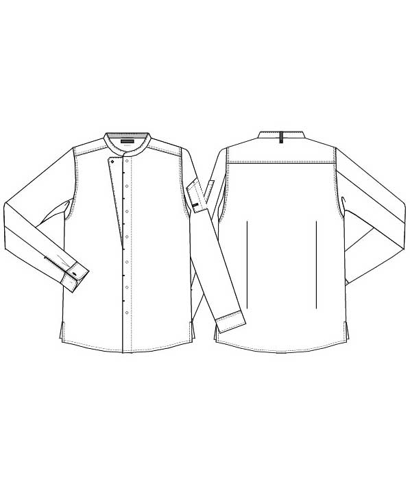 Kentaur  chefs-/server jacket, Olive Green, large image number 3