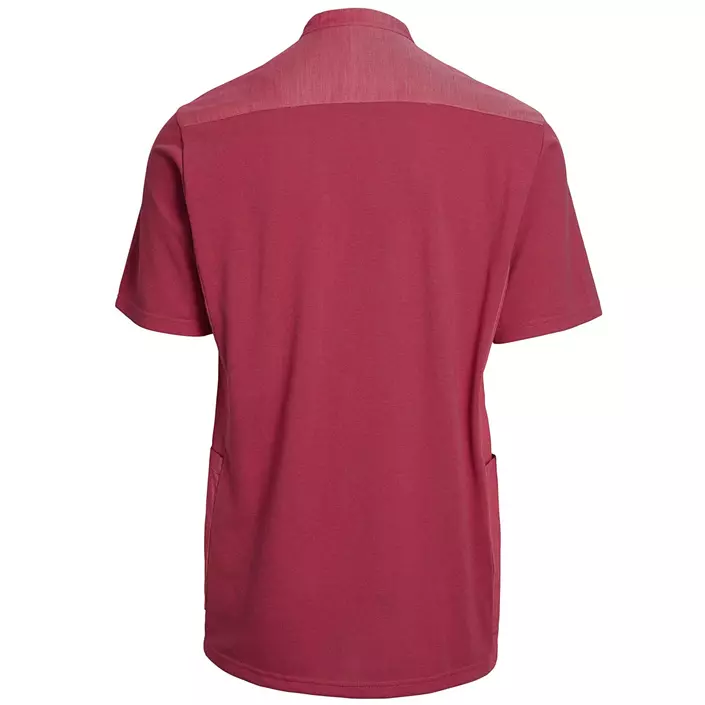 Kentaur short-sleeved pique shirt, Raspberry red Melange, large image number 1