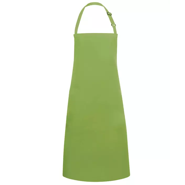 Karlowsky Basic bib apron, Lime Green, Lime Green, large image number 0