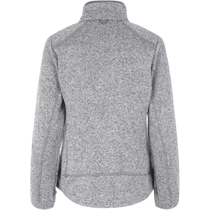 ID Zip'n'mix Melange women's knitted fleece cadigan, Graphite Melange, large image number 1