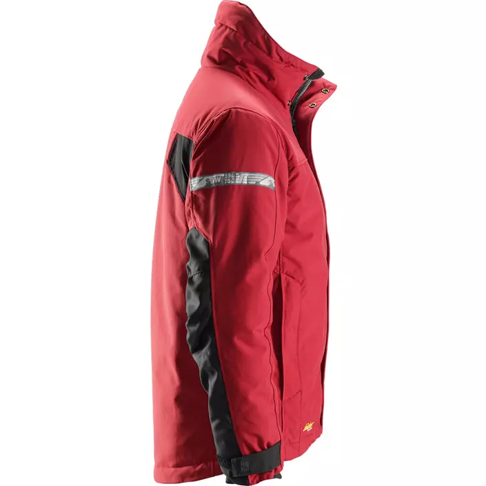 Snickers AllroundWork 37.5® winter work jacket 1100, Red/Black, large image number 4