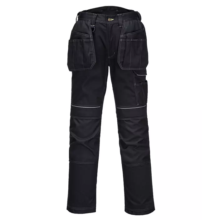 Portwest PW3 craftsmens trousers, Black, large image number 0