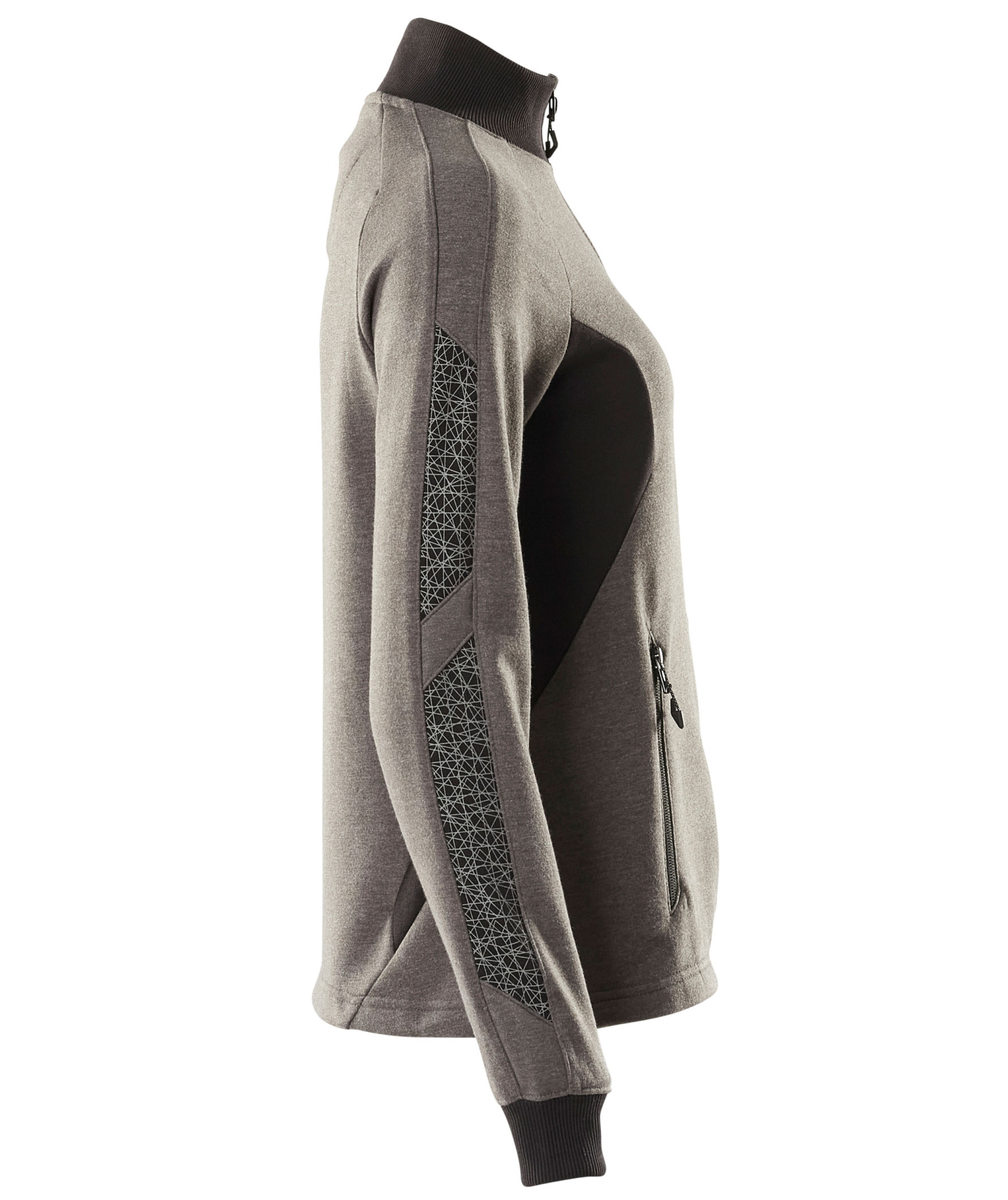 Mascot Accelerate women's cardigan, Dark Anthracite/Black, large image number 2