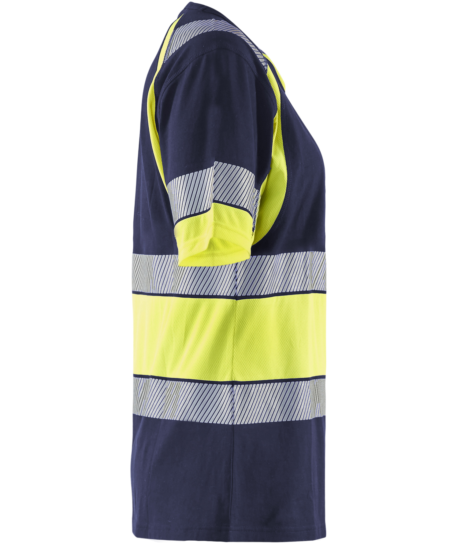 Bl&aring;kl&auml;der women's T-shirt, Marine/Hi-Vis yellow, large image number 3