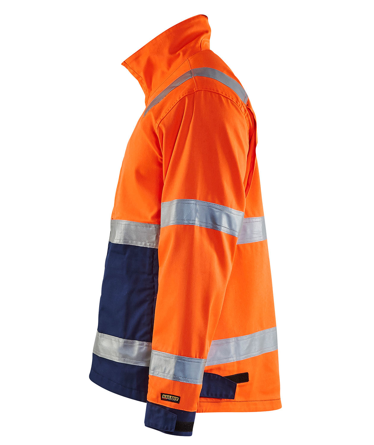 Bl&aring;kl&auml;der arbejdsjakke, Orange/Marine, large image number 3