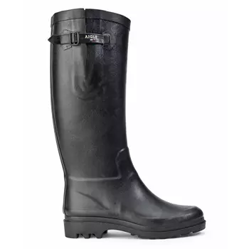 Aigle Aiglentine women's rubber boots, Noir