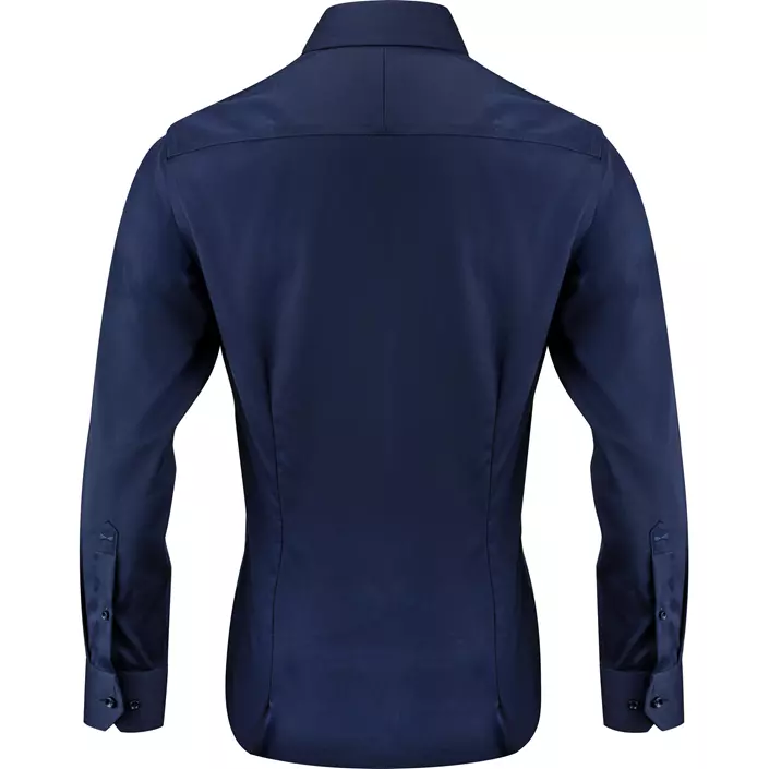 J. Harvest & Frost Twill Purple Bow 146 regular fit skjorte, Navy, large image number 1