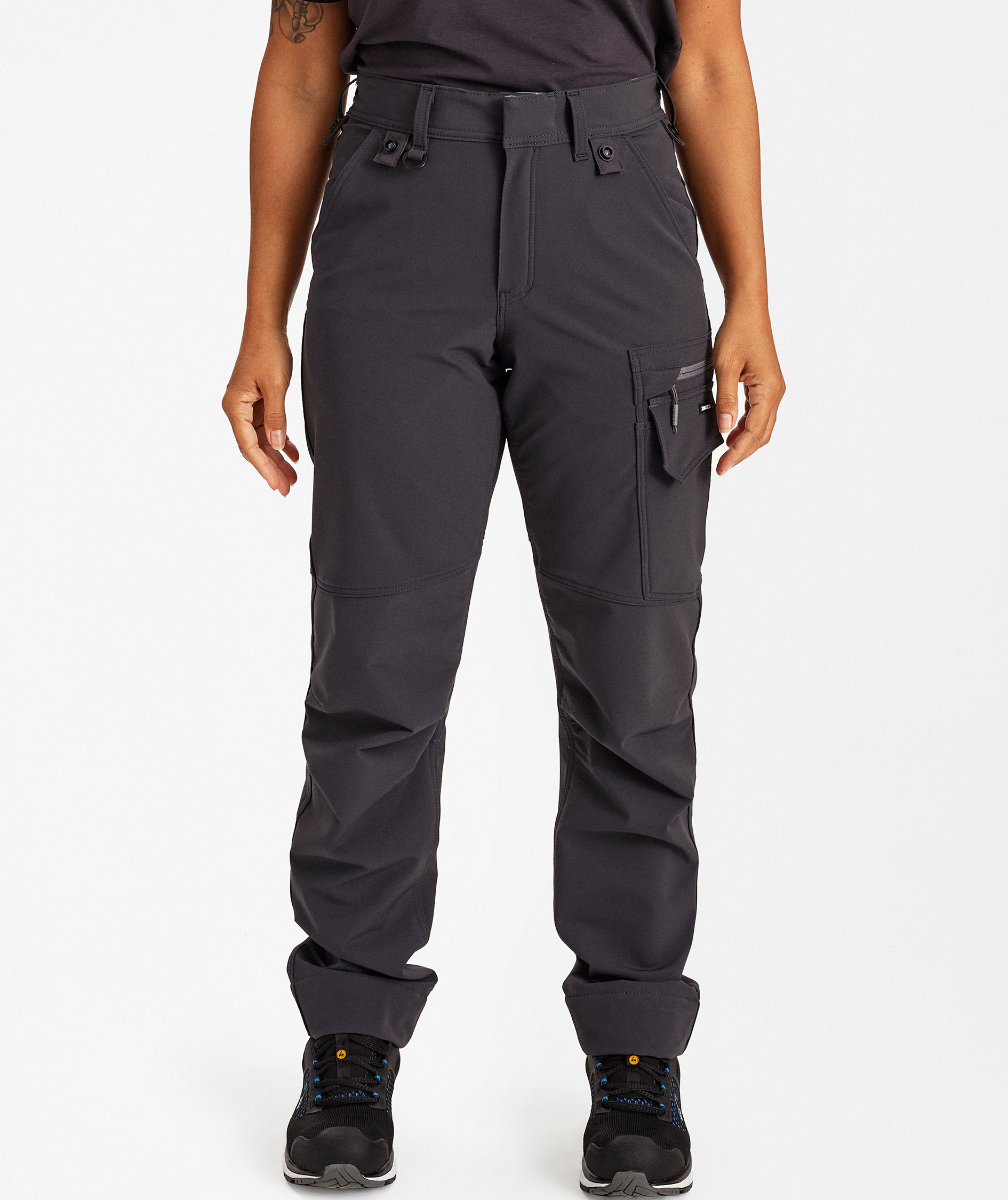 Engel Entire servicebyxa full stretch dam, Anthracite Grey/Black, large image number 2