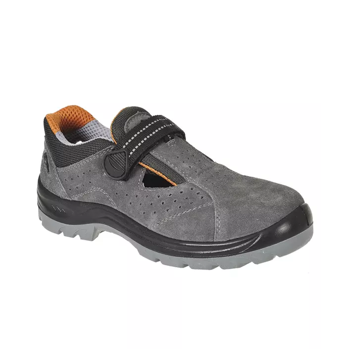 Portwest Steelite Obra safety sandals S1, Grey, large image number 0