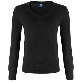 Cutter & Buck Vernon Women´s knitted pullover with merino wool, Black