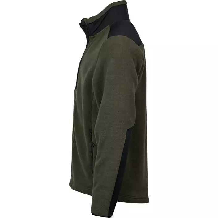 Tee Jays Mountain fleece jacket, Deep Green/Black, large image number 6