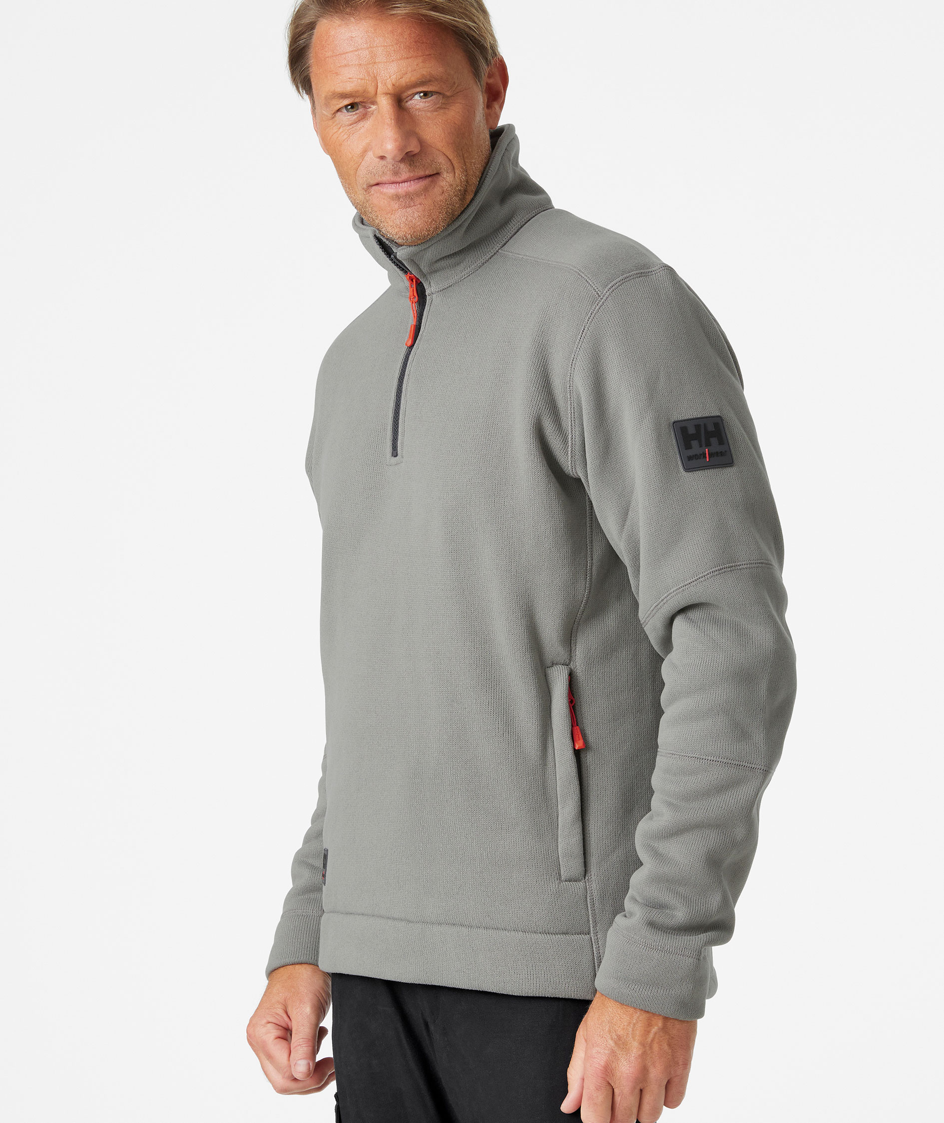 Helly Hansen Kensington half-zip fleecetr&ouml;ja, Gr&aring;
