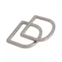 Dunderdon DR1 D-ring belt buckle, Chrome