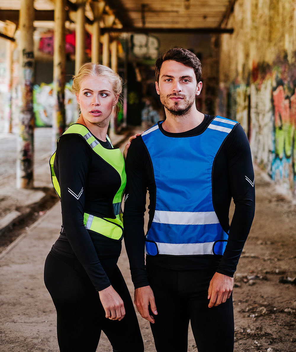 YOU Trollh&auml;ttan reflective safety vest, Hi-Vis Yellow, large image number 2