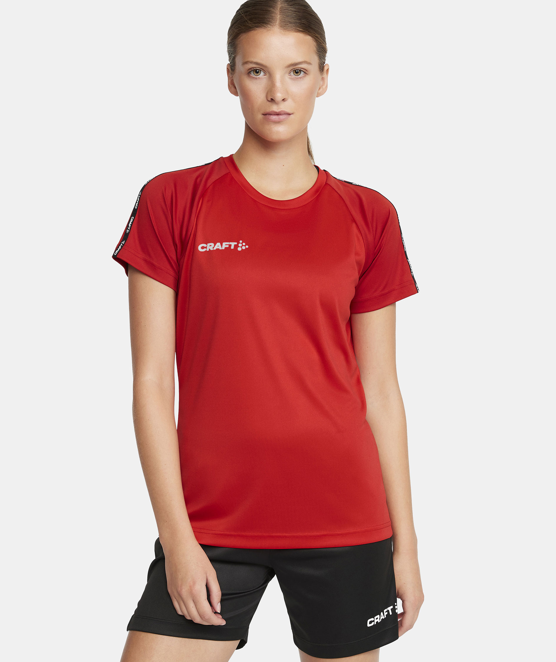 Craft Squad 2.0 Contrast women's t-shirt, Bright Red-Express, large image number 4