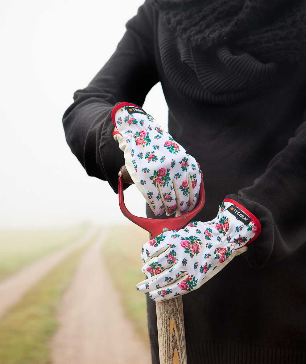 Tegera 90014 work gloves, White/Red, large image number 3