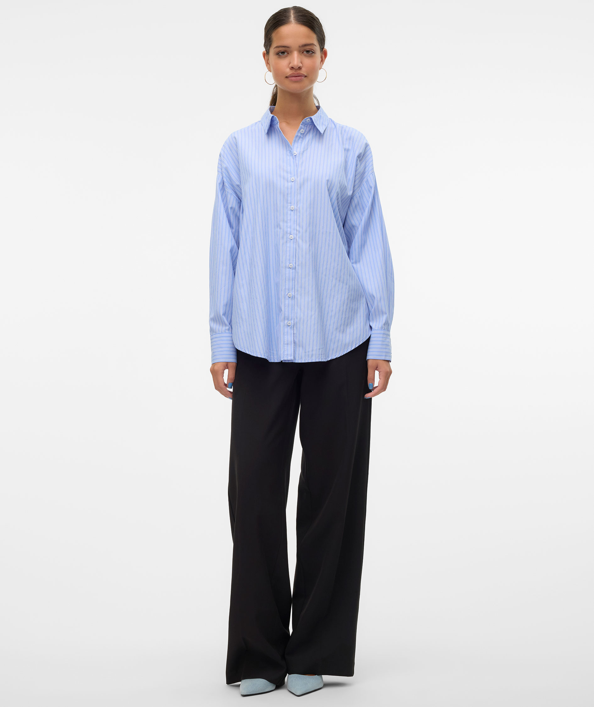 Vero Moda VMFANNI skjorta dam, Hydrangea