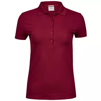 Tee Jays Luxury Stretch dame polo T-shirt, Deep Red