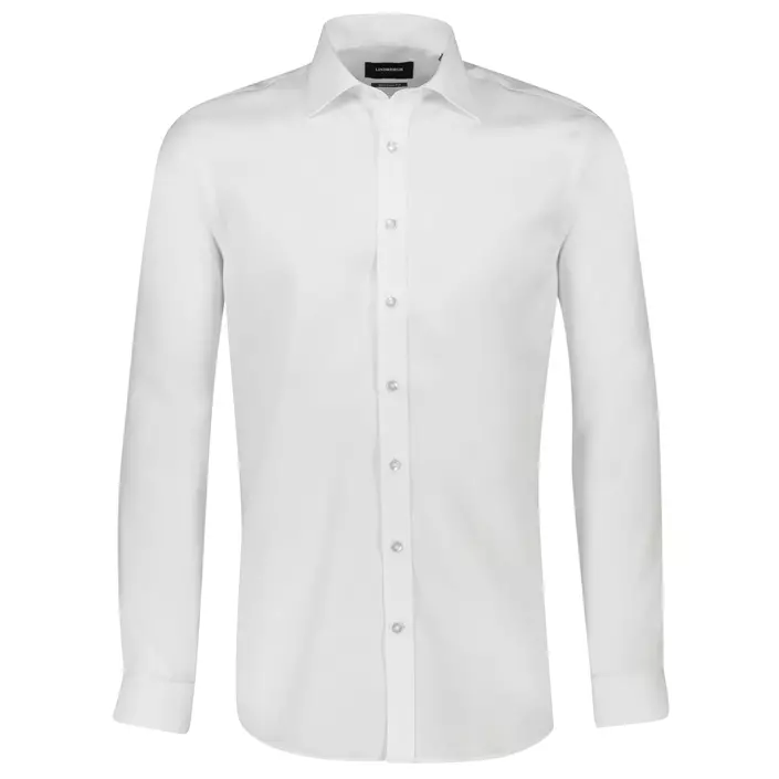 Lindbergh Technical Cover Modern fit skjorta, Vit, large image number 0