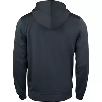 Clique Basis Active Kapuzensweatshirt mit Reißverschluss, Schwarz
