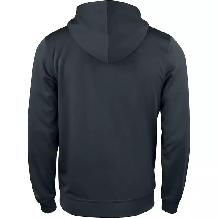 Clique Basis Active Kapuzensweatshirt mit Reißverschluss, Schwarz, large image number 1