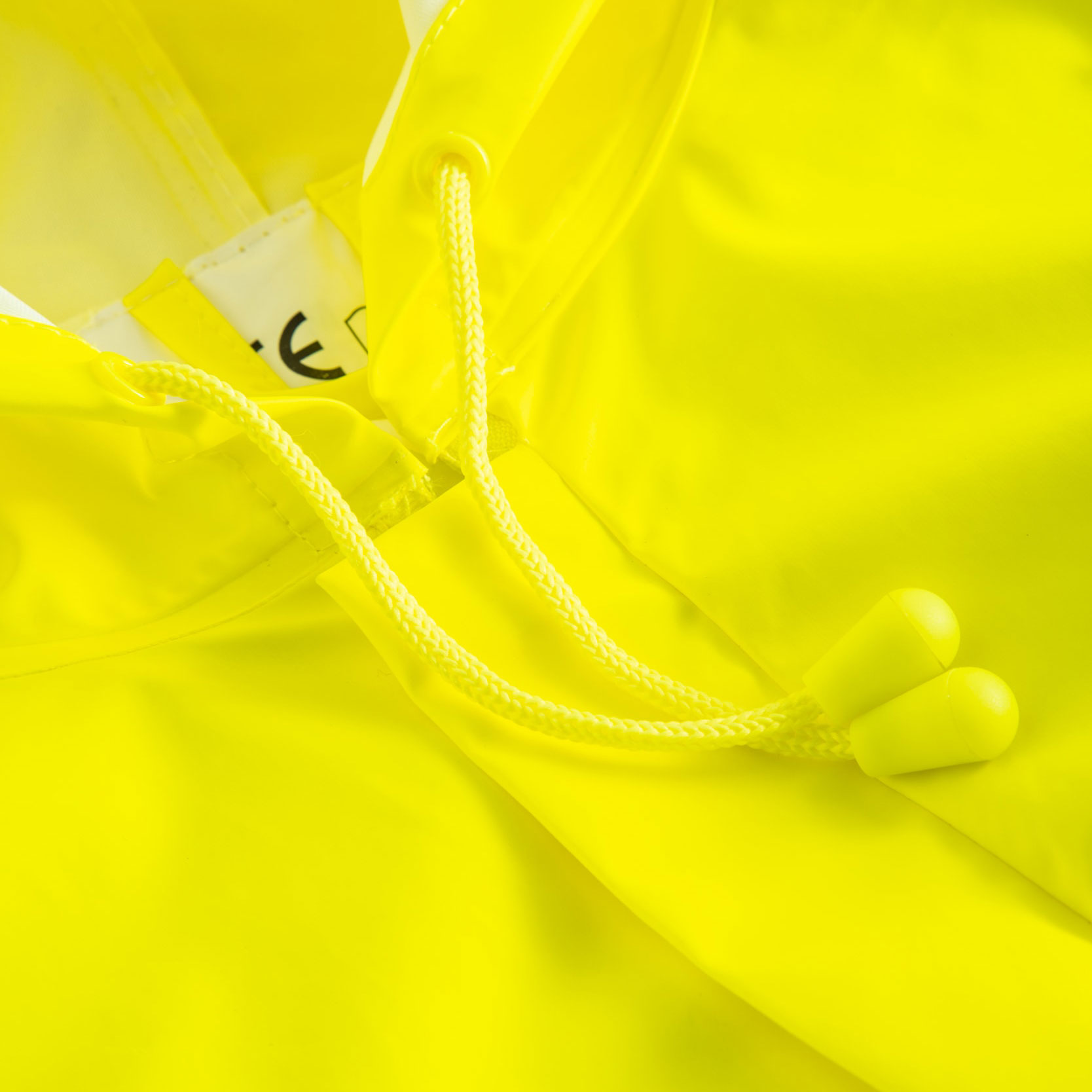 Lyngs&oslash;e Multinorm PU regnjacka, Varsel Gul, large image number 3