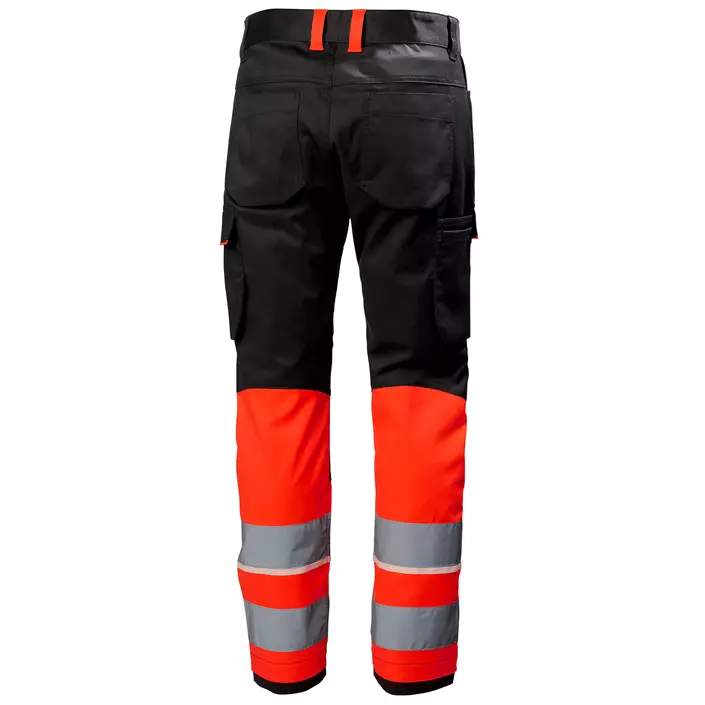 Helly Hansen UC-ME cargo trousers, Hi-Vis Red/Ebony, large image number 2