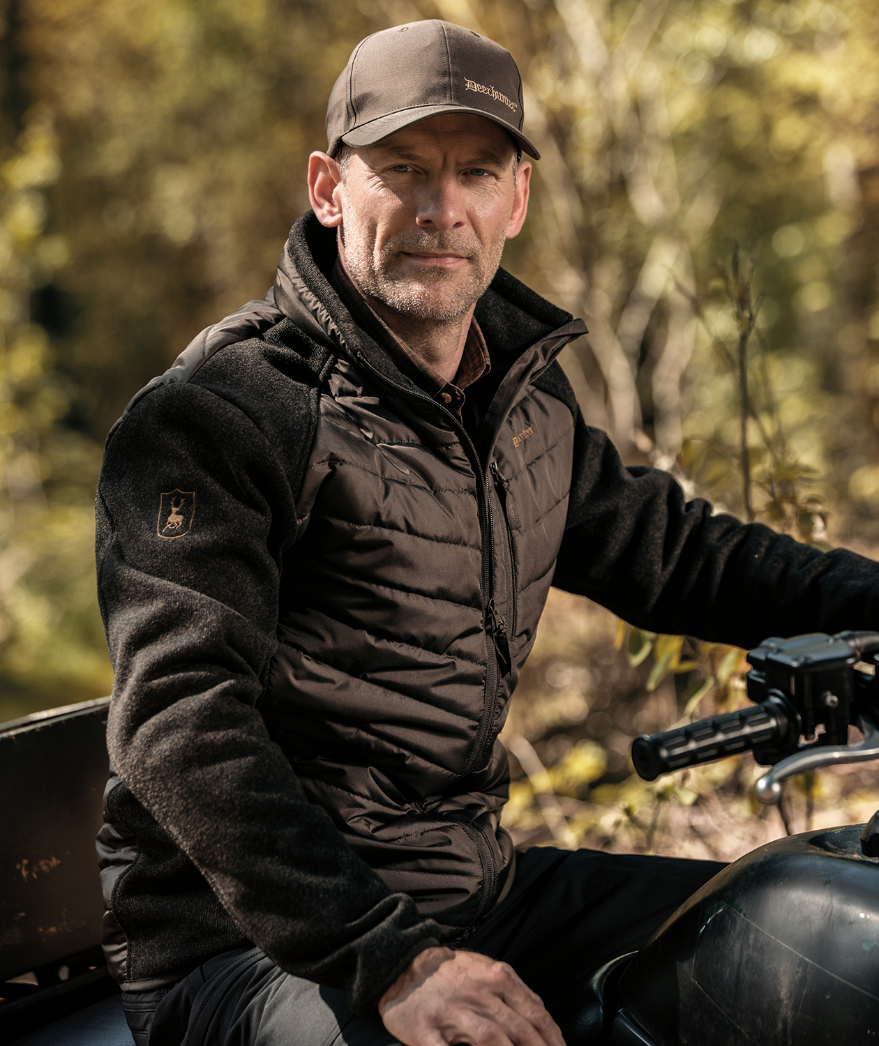 Deerhunter Moor vadderad jacka med stickning, Timber