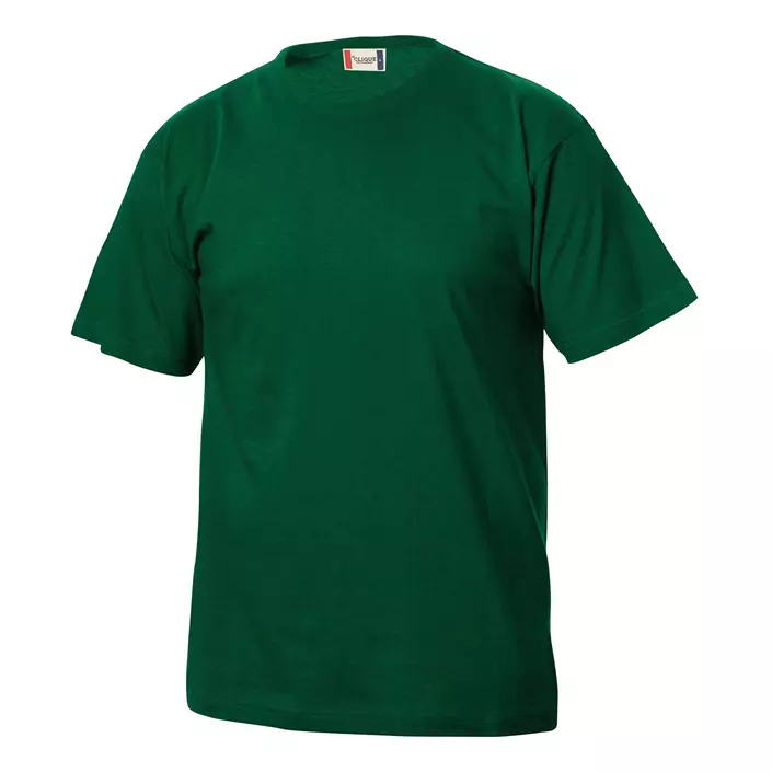 Clique Basic childrens T-shirt, Bottle Green, large image number 0