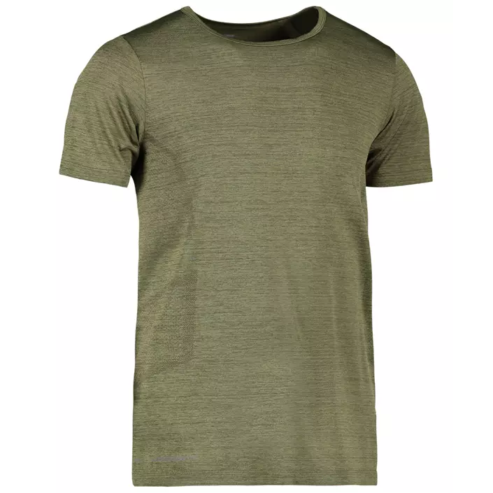GEYSER nahtlos T-Shirt, Olive melange, large image number 1
