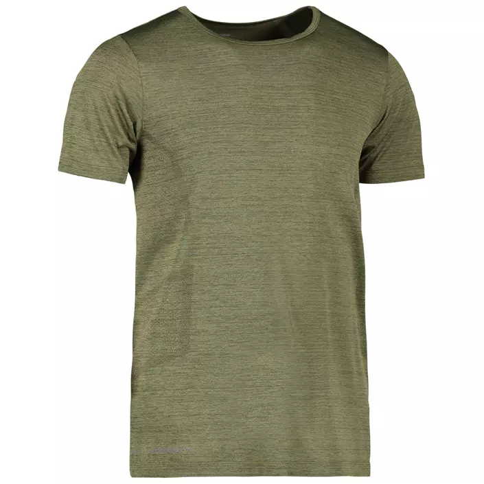 GEYSER seamless T-shirt, Olive melane, large image number 1