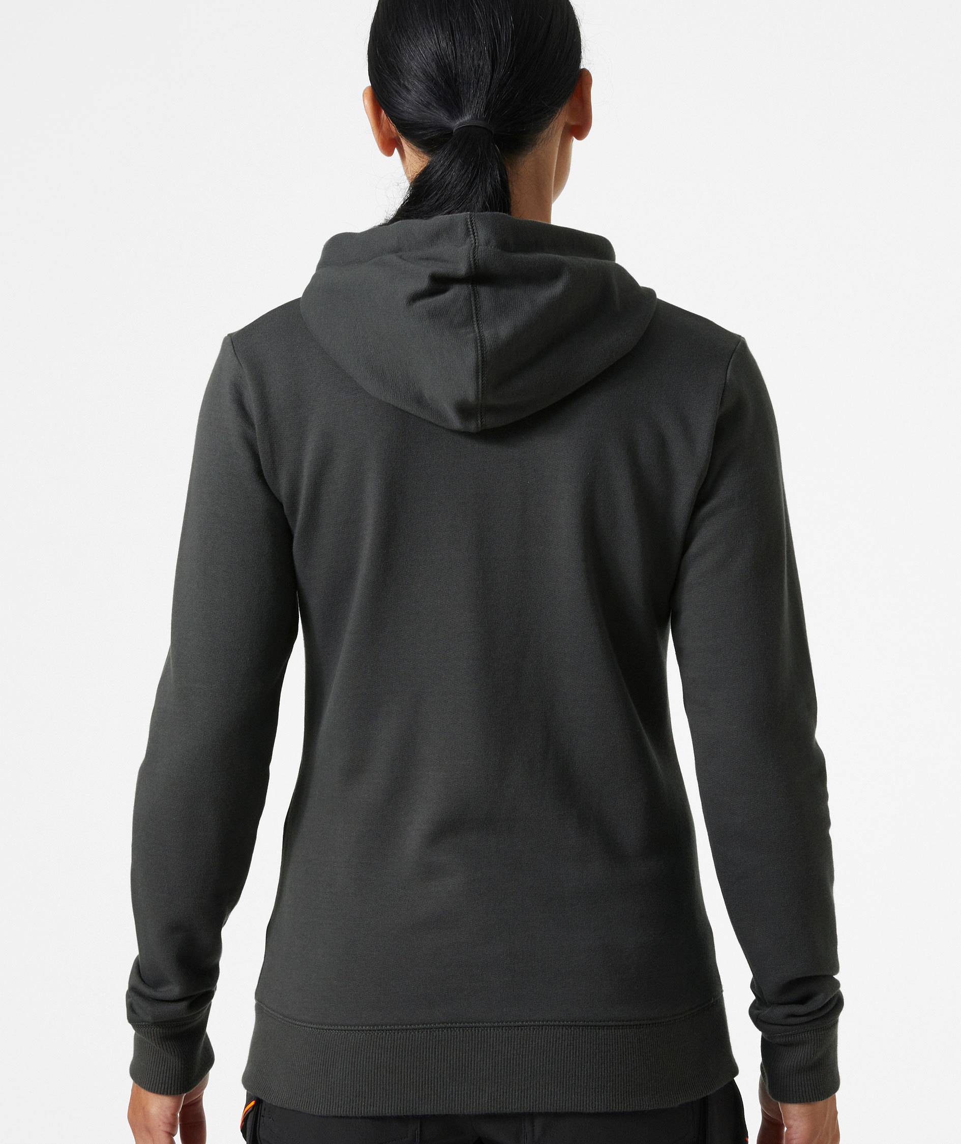 Helly Hansen Classic women's hoodie with zipper, Dark Grey, large image number 3