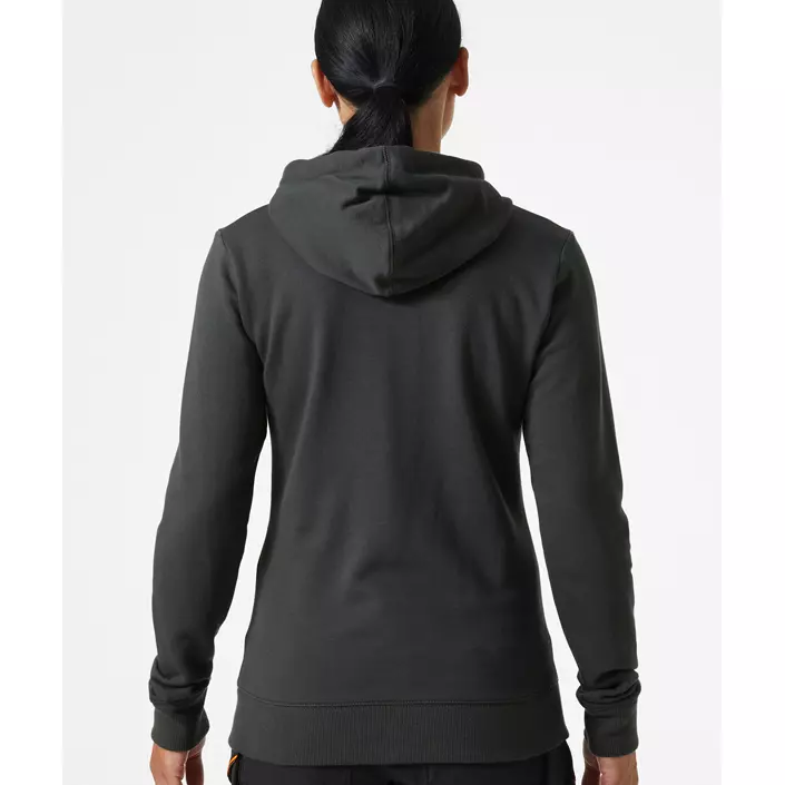 Helly Hansen Classic women's hoodie with zipper, Dark Grey, large image number 3