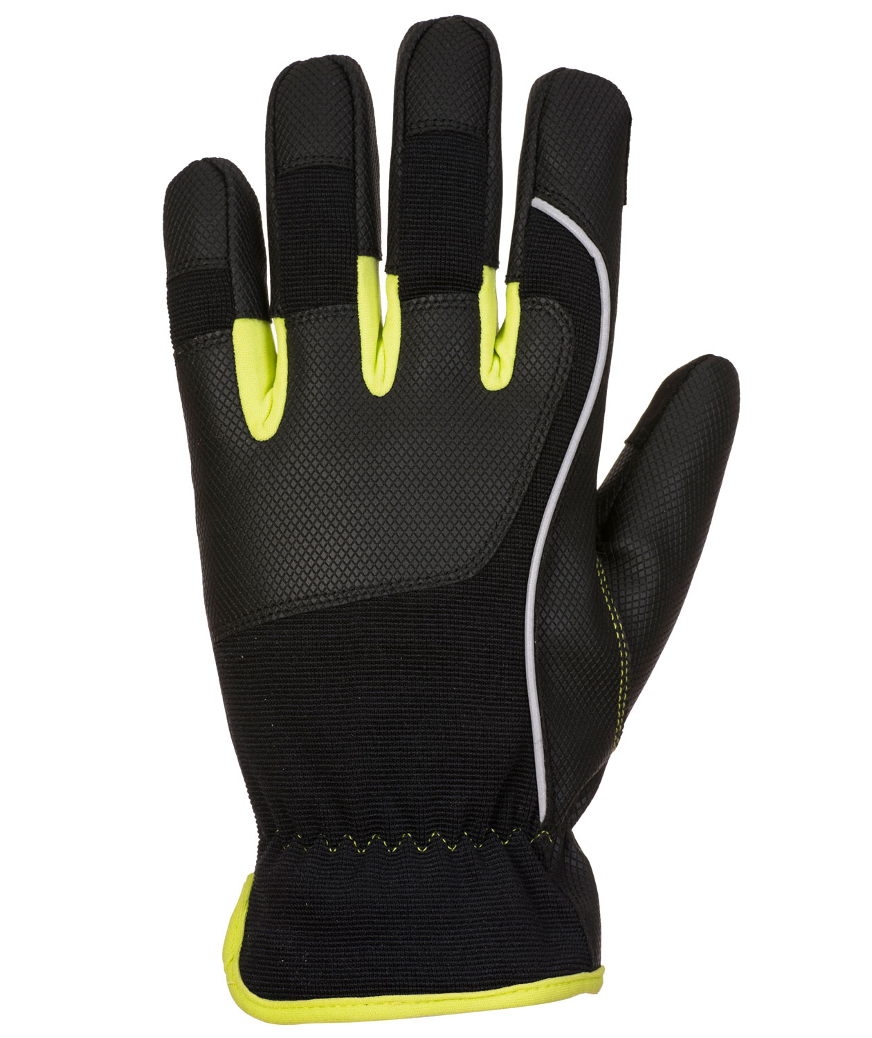 Portwest A771 cut protection gloves Cut B, Black/Yellow
