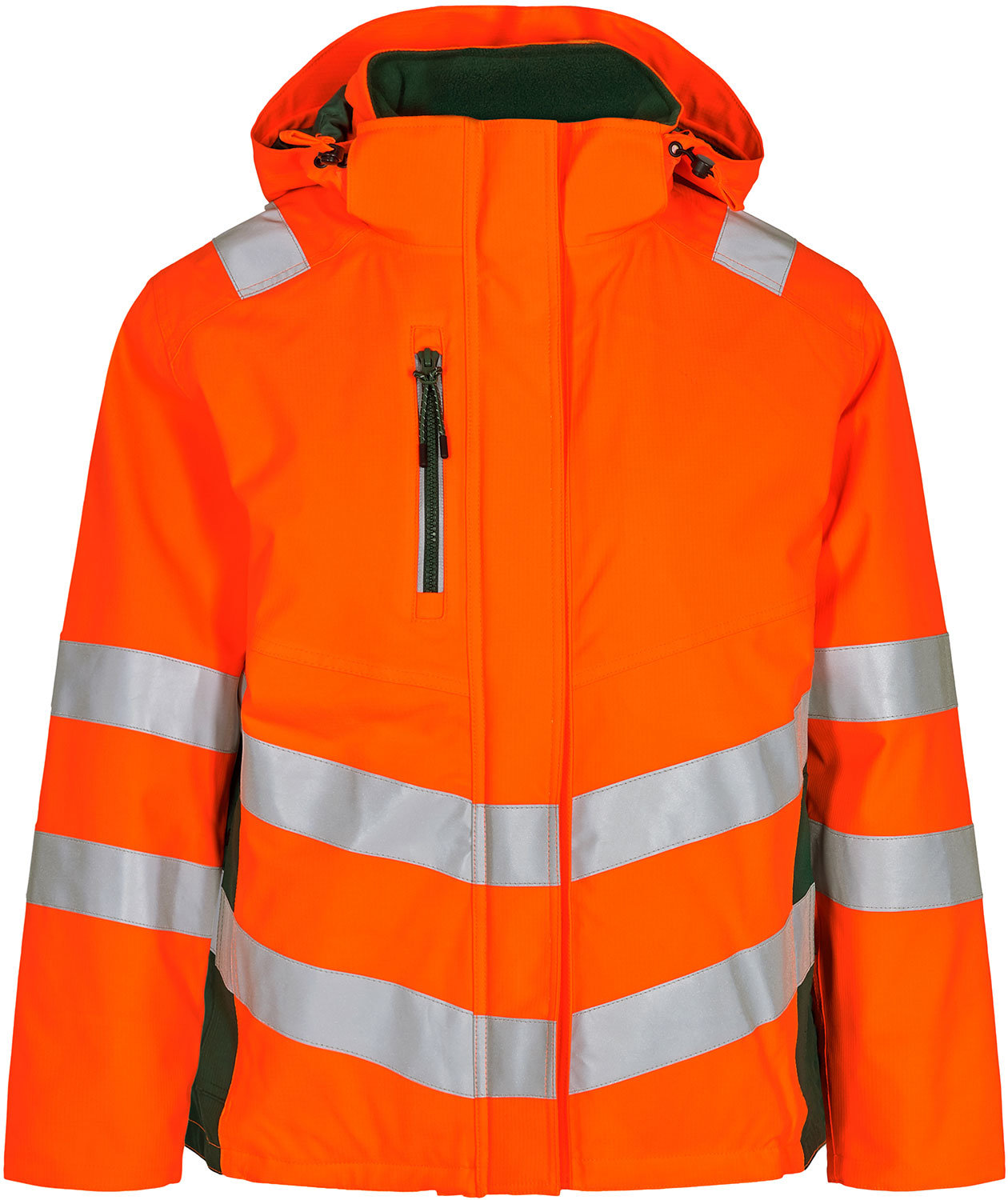 Engel Safety women's winter jacket, Hi-vis Orange/Green