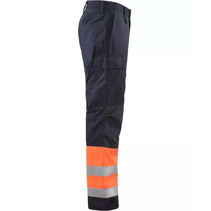 Blåkläder Multinorm winter trousers, Marine/Hi-Vis Orange, large image number 3